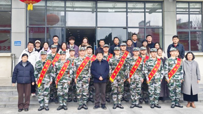 合肥城市学院连续六年超额完成年度征兵任务